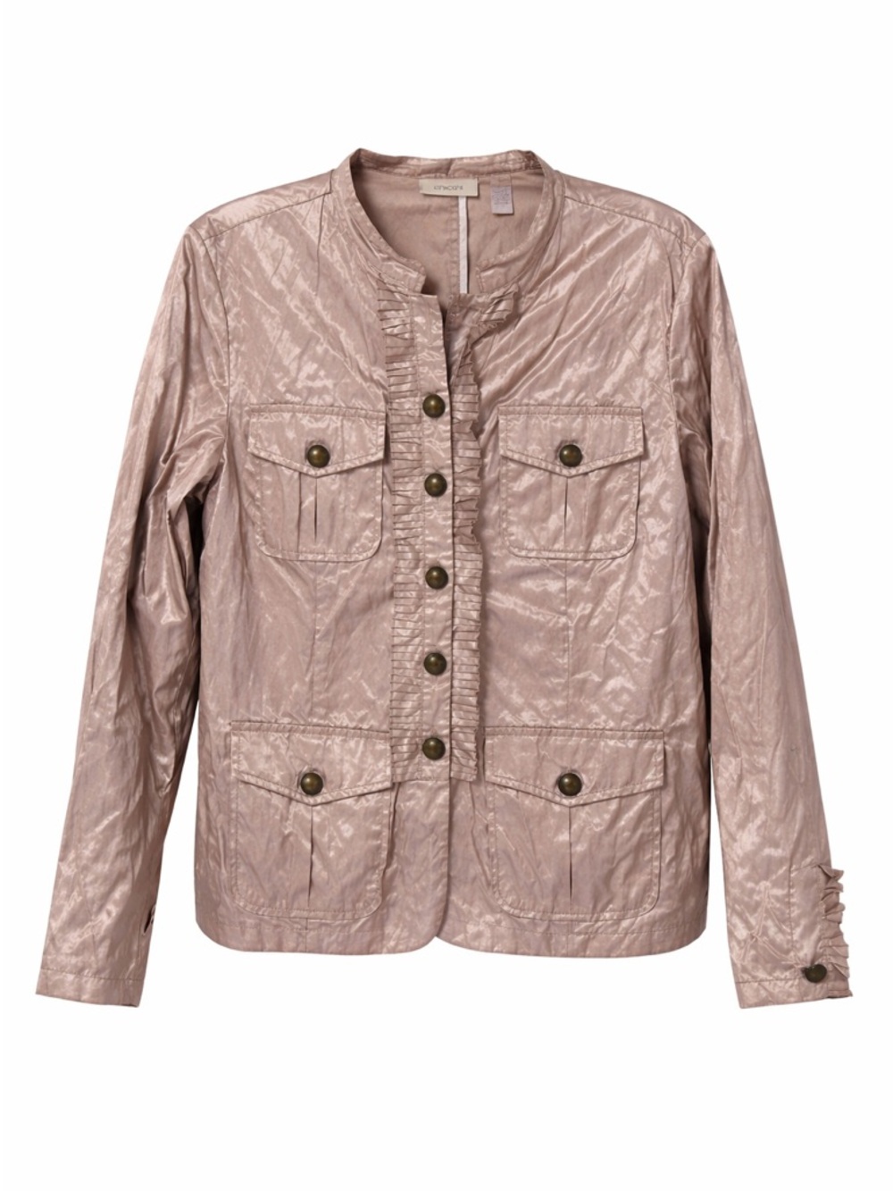 Chico’s Ruffle Texture Rory Jacket
